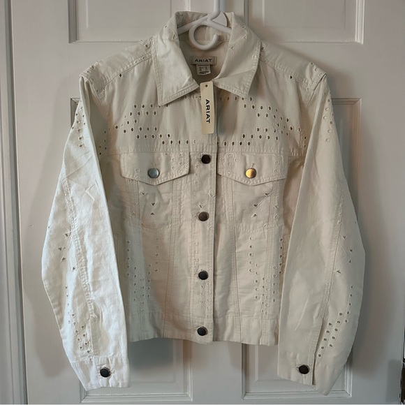 ARIAT Love it Jacket Cloud Dancer Size XS NWT - Picture 5 of 11